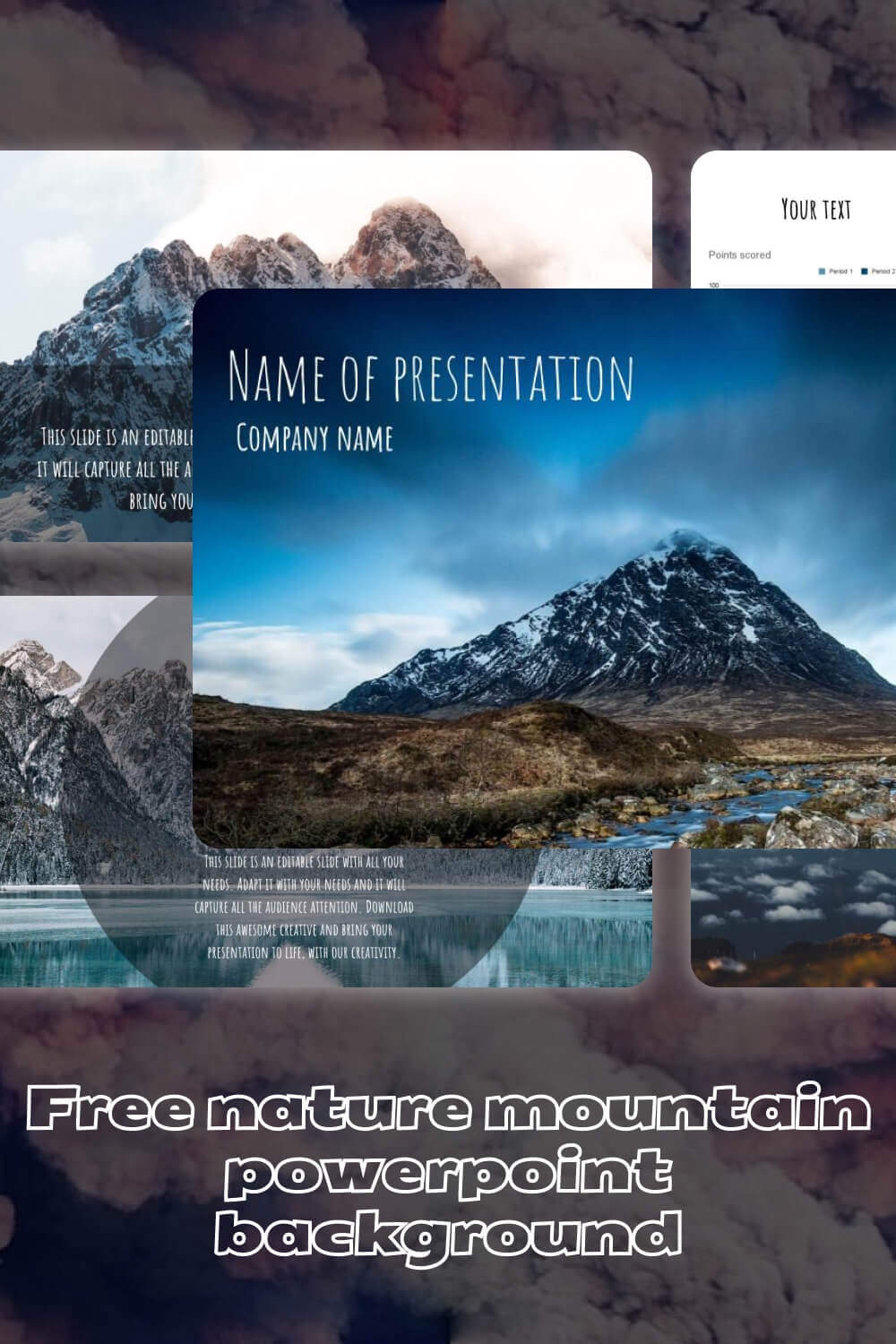 free nature mountain powerpoint background 3