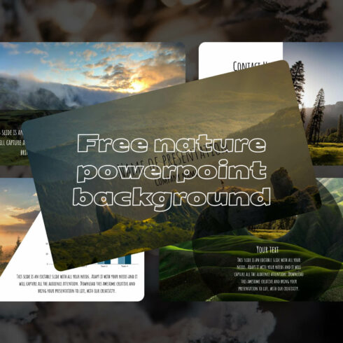 free nature powerpoint background 1