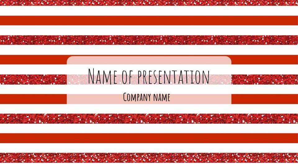 free powerpoint background red stripe holiday 01