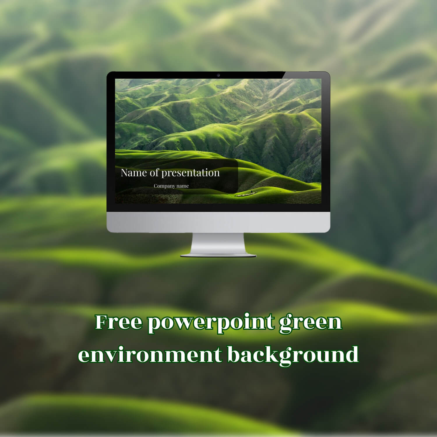 Free Powerpoint Green Environment Background – MasterBundles