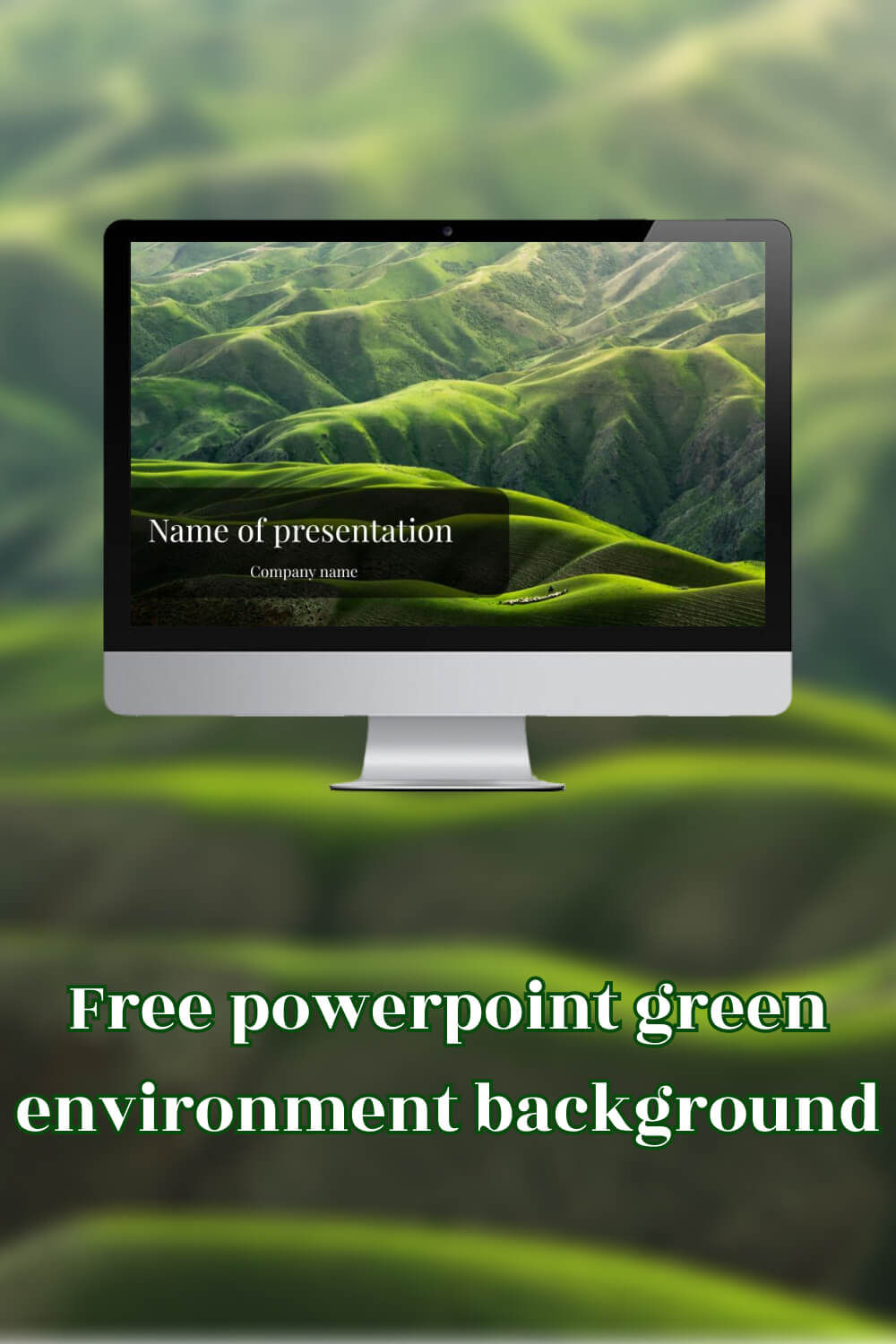free powerpoint green environment background 3