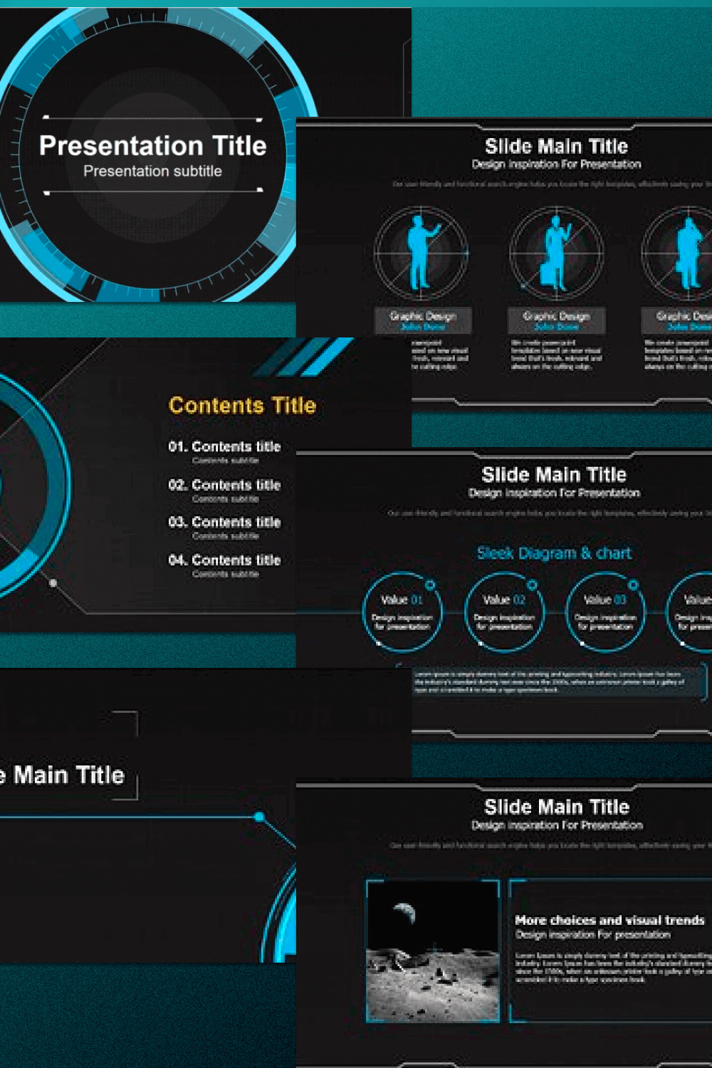 Sleek Diagram and Chart.