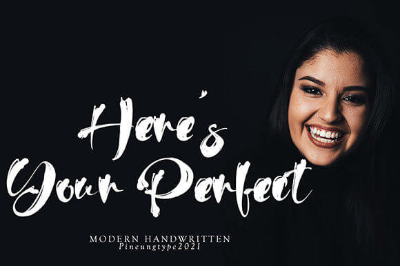 good for you chic trendy and modern handwritten font.