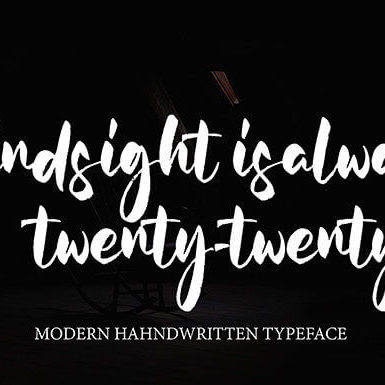 gottera brushed and trendy handwritten font preview image.