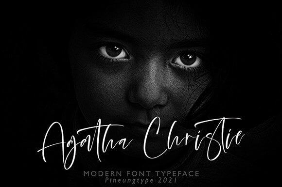 hanisten stylish and modern handwritten font for personal use.
