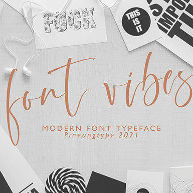 hanisten stylish and modern handwritten font preview image.