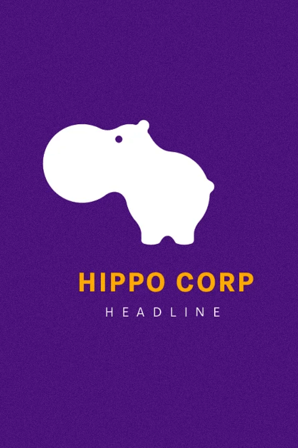 Hippo corp logo headline.