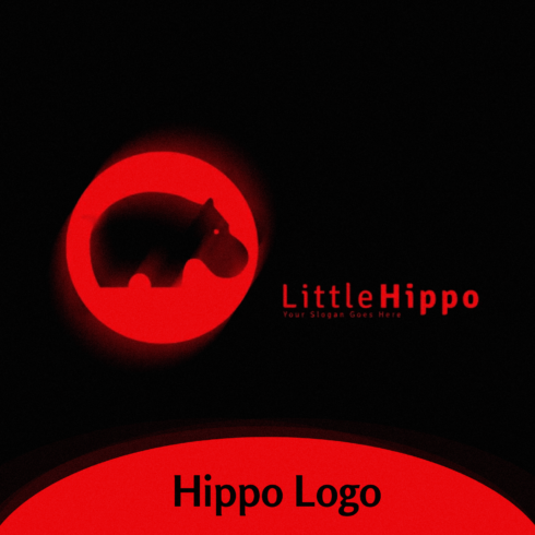 Example of a title window with a hippo logo.