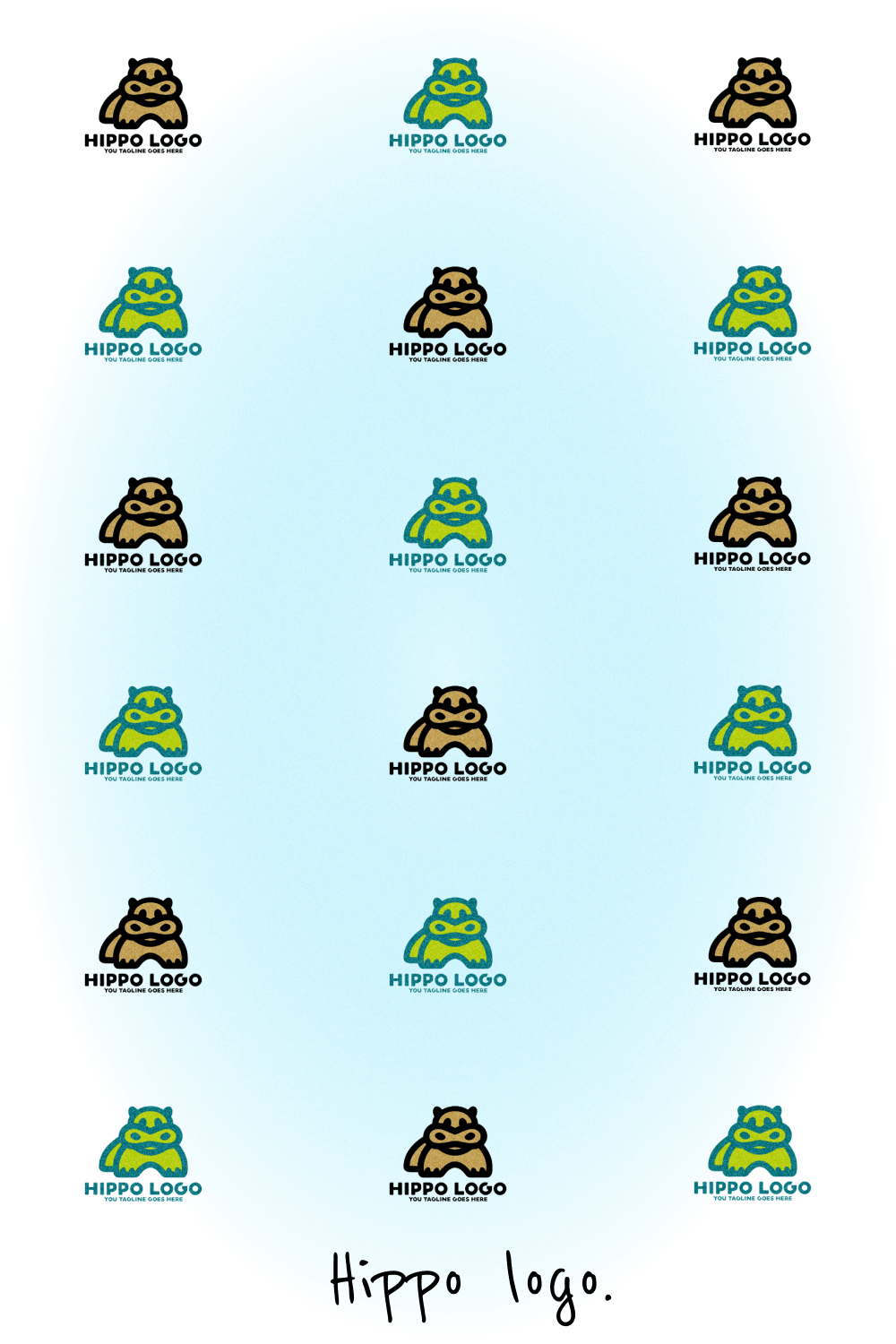 Hippos on the logo of different species.