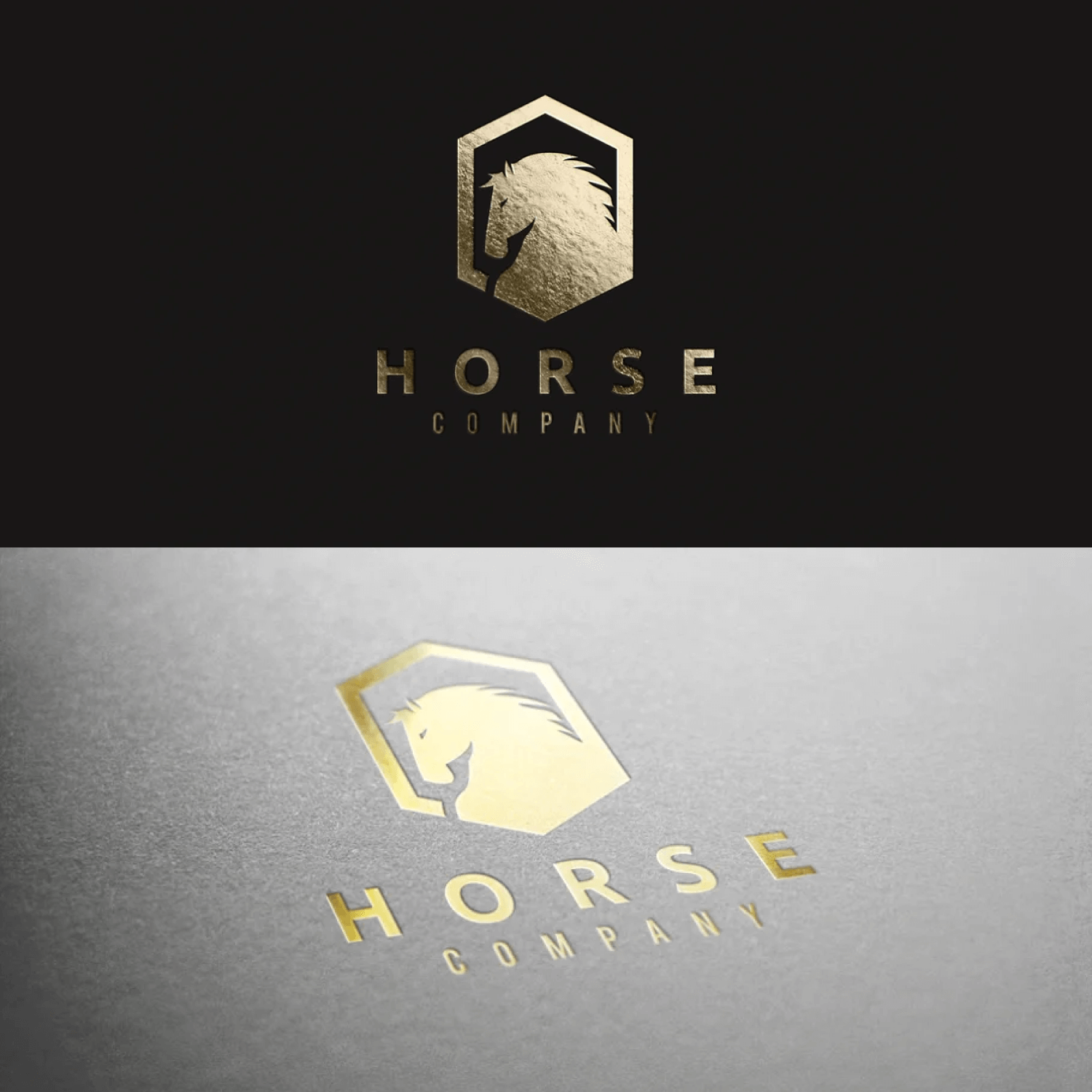 Horse logo company name.