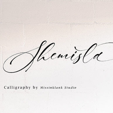 il shemista stunning and bold script font cover image.