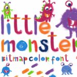 little monster bitmap color font 1