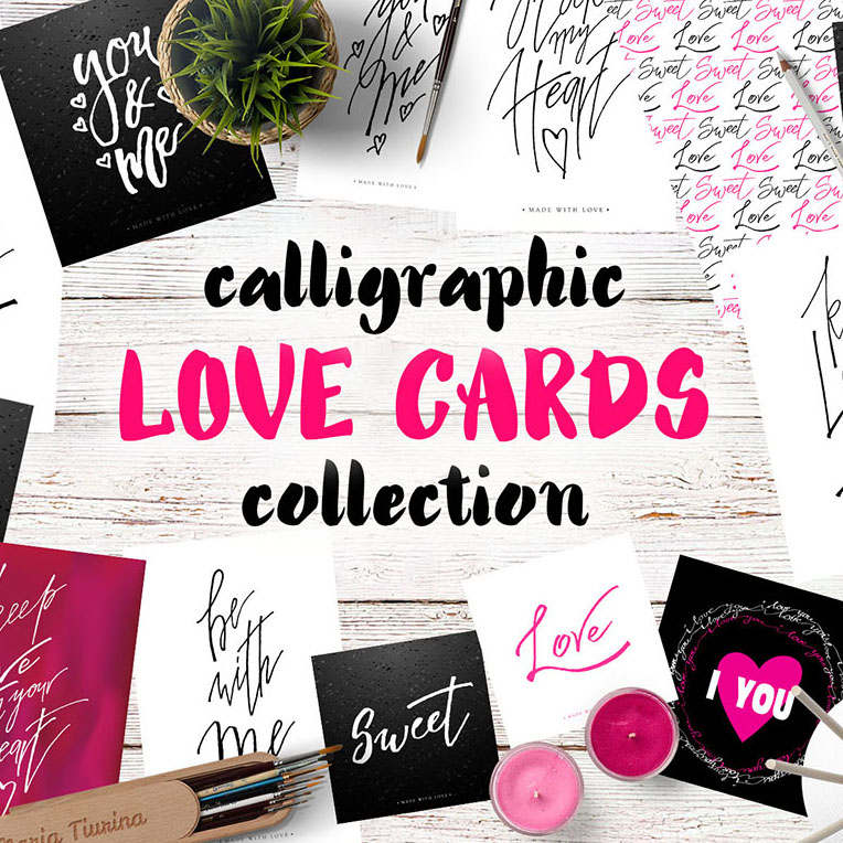 Lettering Love Cards cover image.