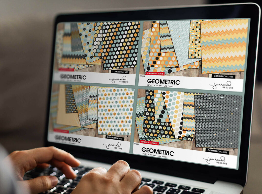 Seamless Geometric Pattern DP16003 | Master Bundles