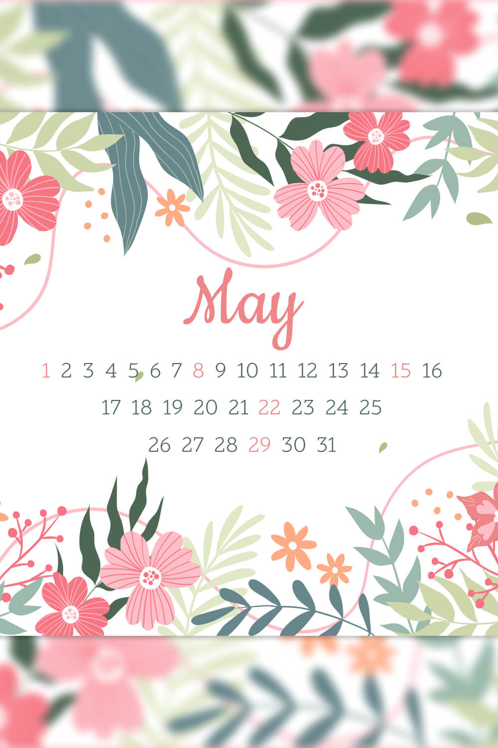 Free May Calendar Editable Template pinterest.