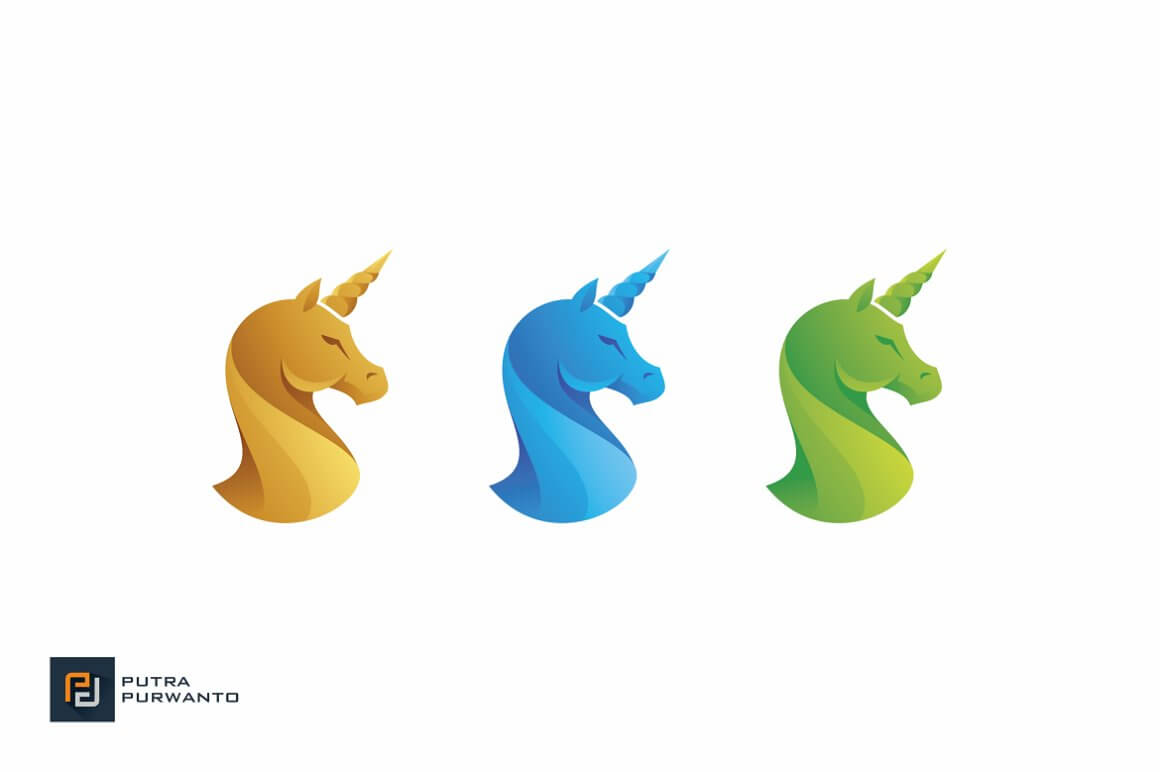 Unicorn logo company name.