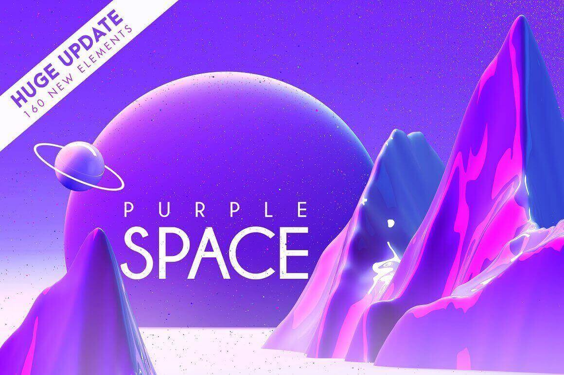 Purple Space with Special Design.