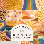 retro vibes abstract paper 1