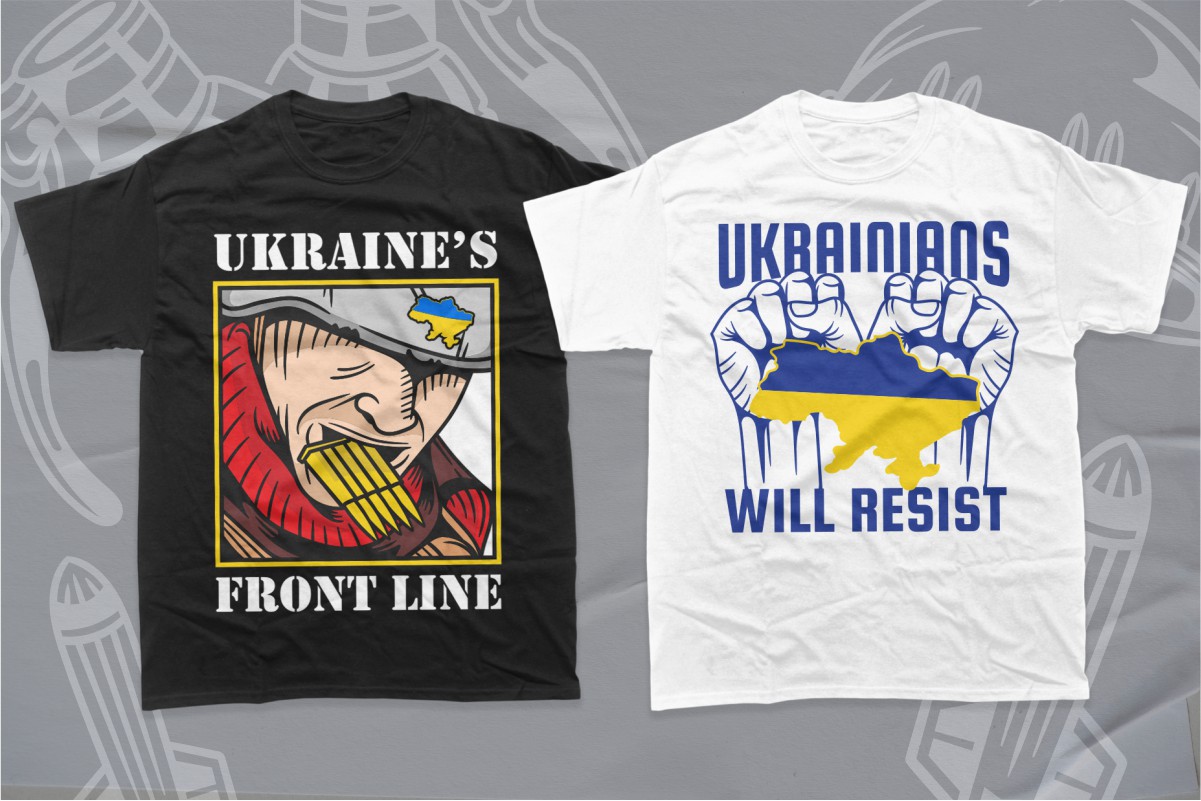 SAVE UKRAINE T-shirt Designs Bundle t-shirt.
