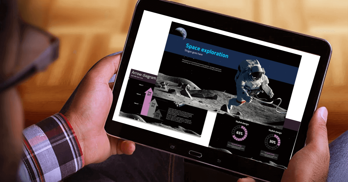 Preview Space Exploration on Tablet.