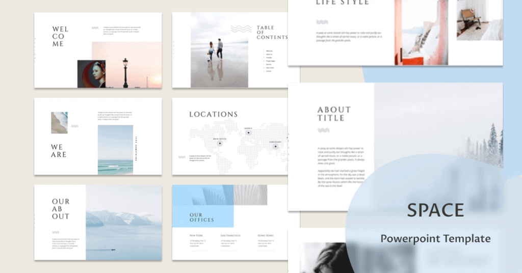 SPACE Powerpoint Template – MasterBundles