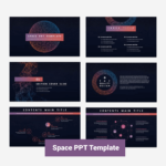 Index Title of Space PPT Template.
