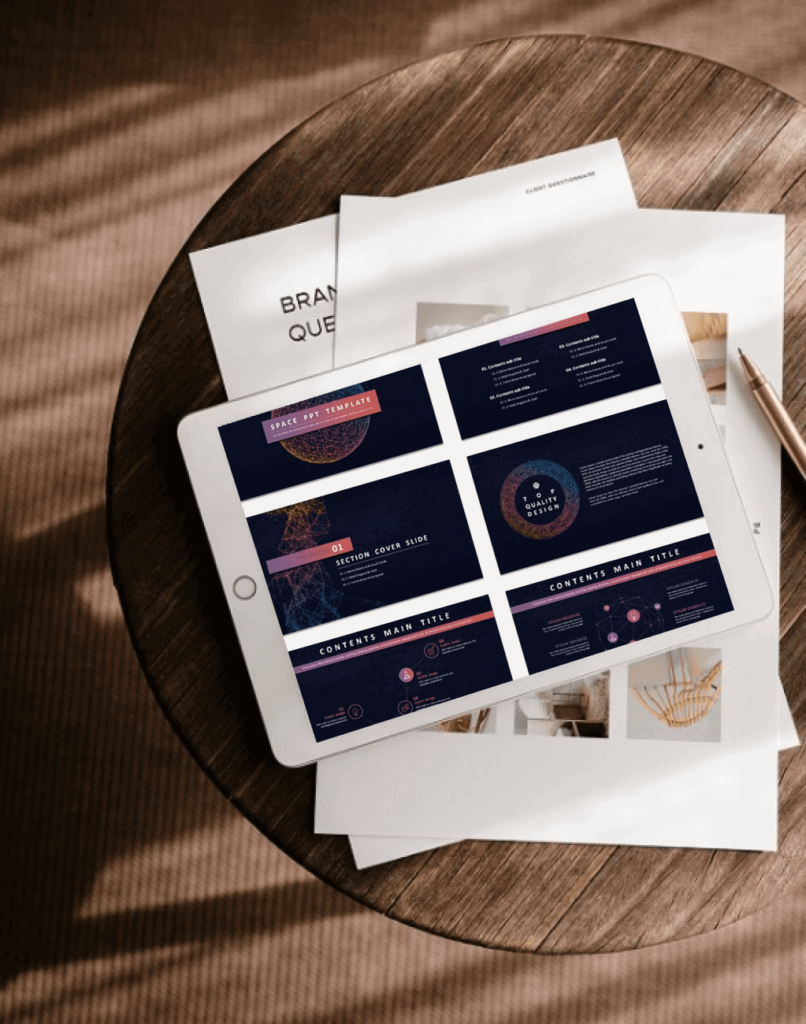 Space PPT Template – MasterBundles
