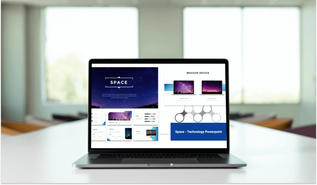 Space - Technology Powerpoint – MasterBundles
