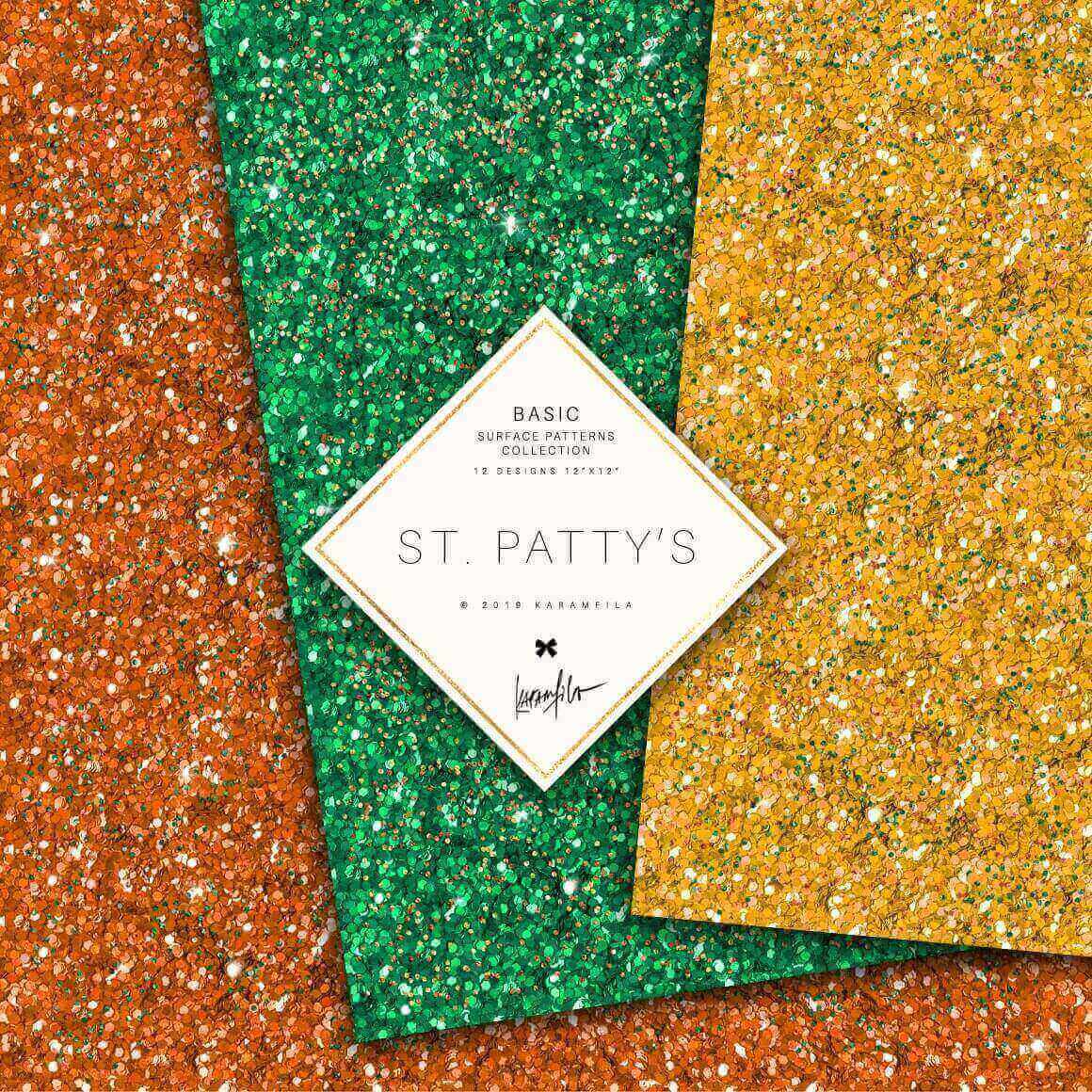 Orange, Green, Yellow Examples of St. Patty's.