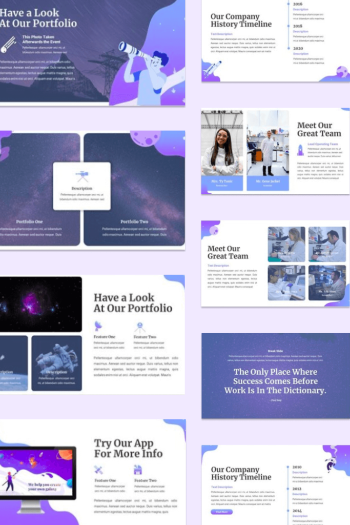 Starler - Astronomy Keynote Template – MasterBundles