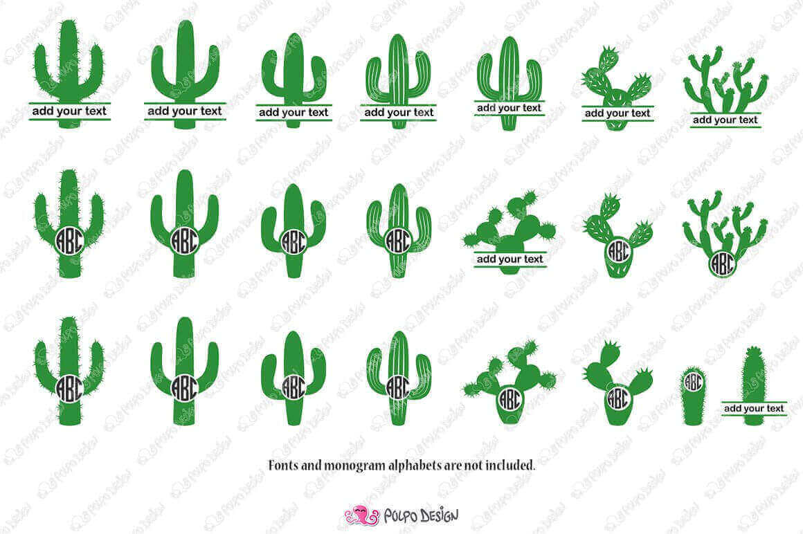 Polpo Design Created Cactuses Picture.
