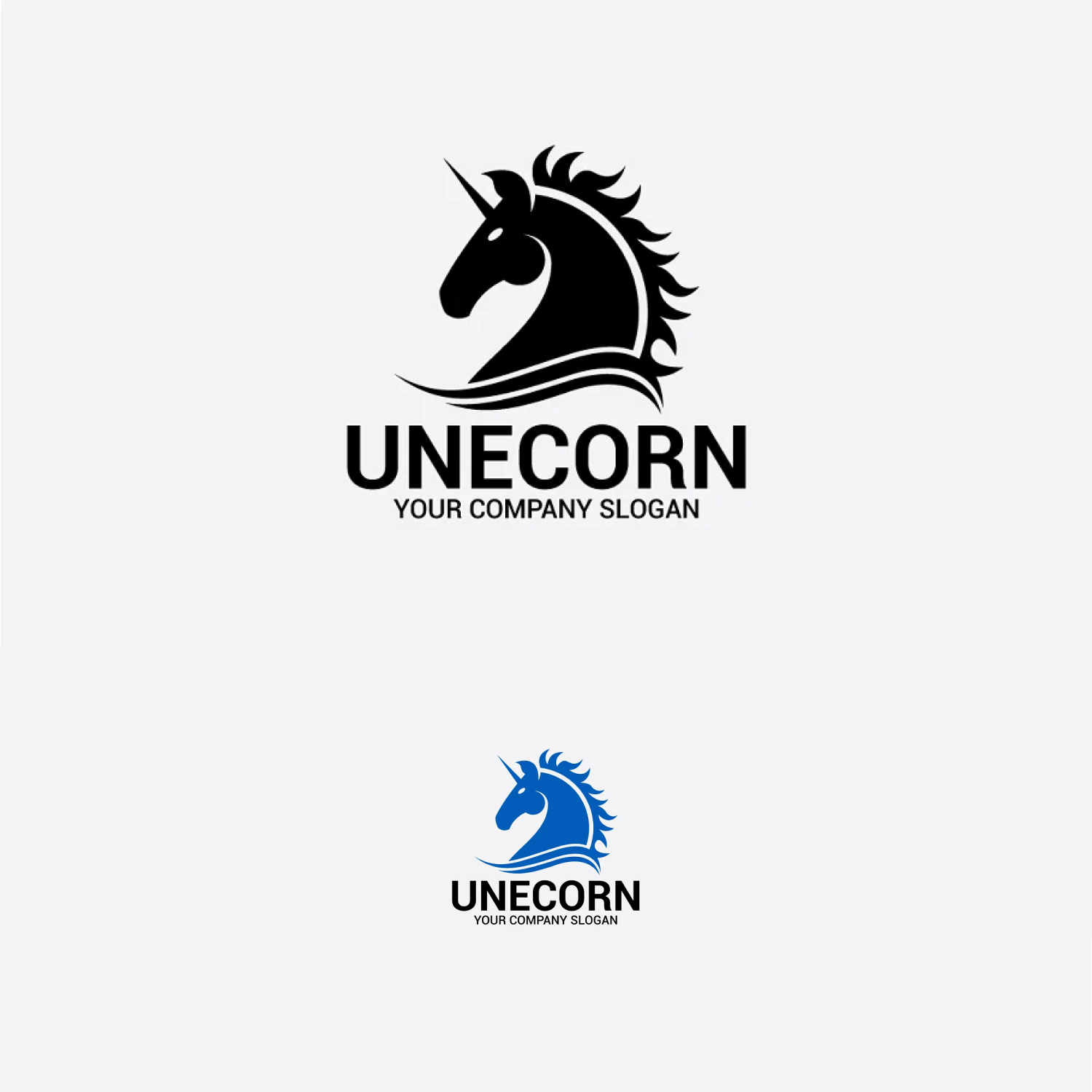 Modern Unecorn logo.