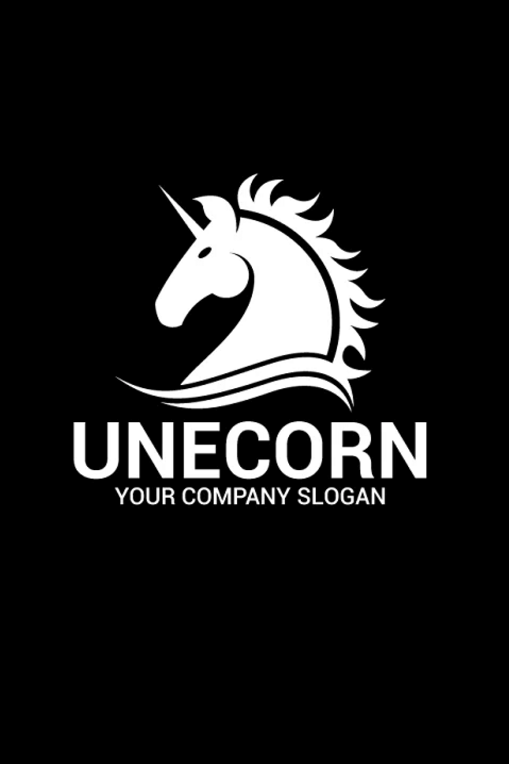 Unecorn circle logo.