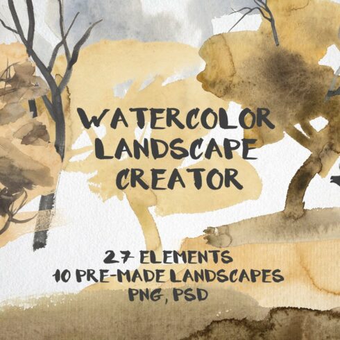 watercolor landscape creator.