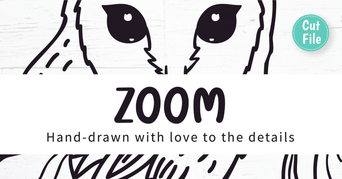 Zoom Hand-drawn with love to the details.