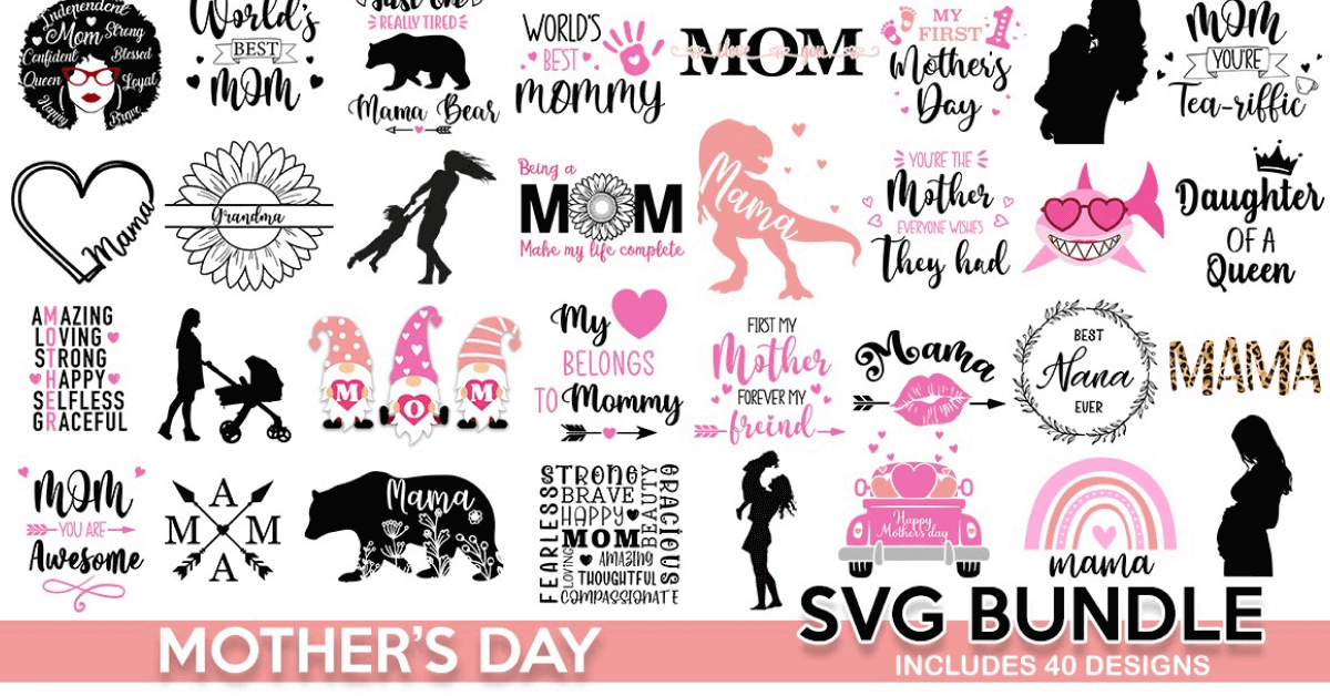 Mother's Day SVG Bundle.