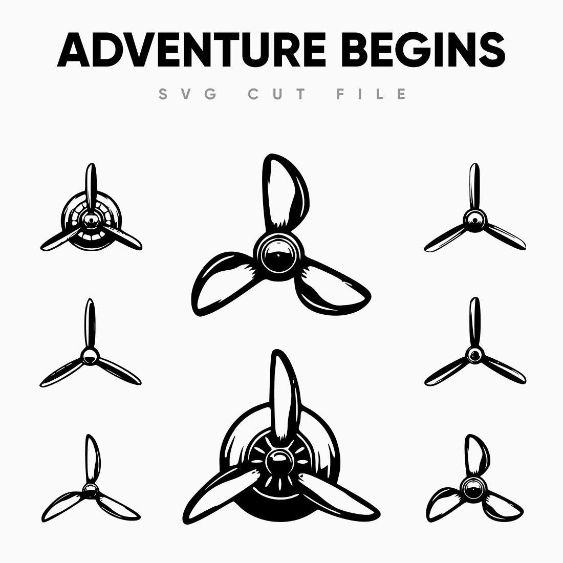 Adventure begins SVG.