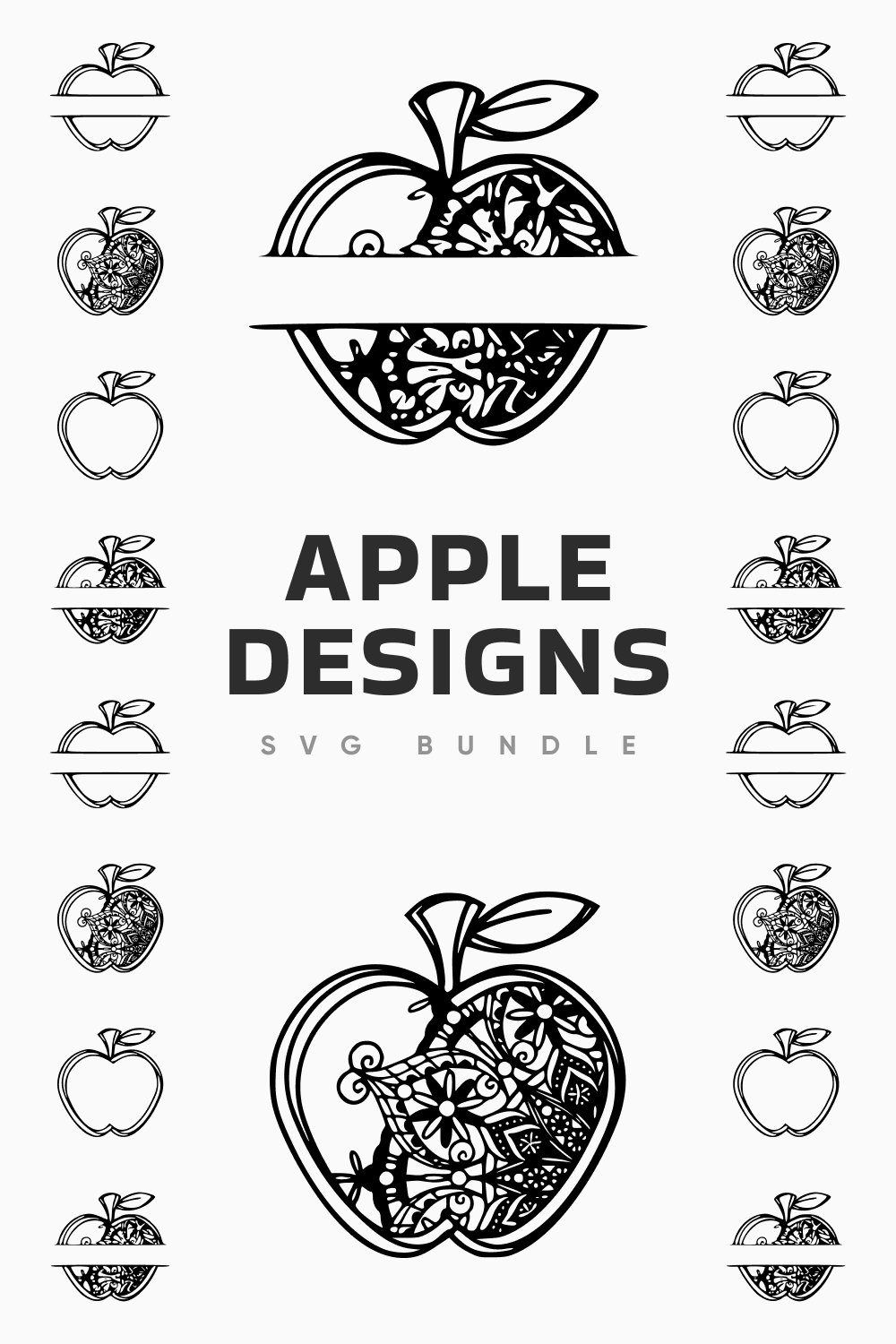 Apple Designs SVG Bundle.