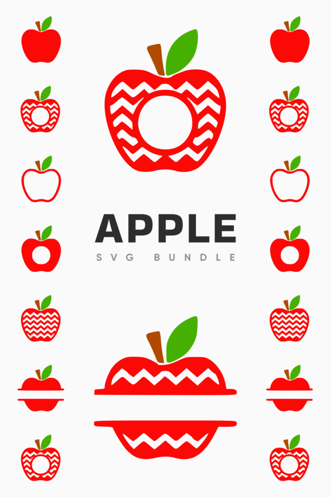 Chevron Apple SVG Bundle: 7 Files – MasterBundles