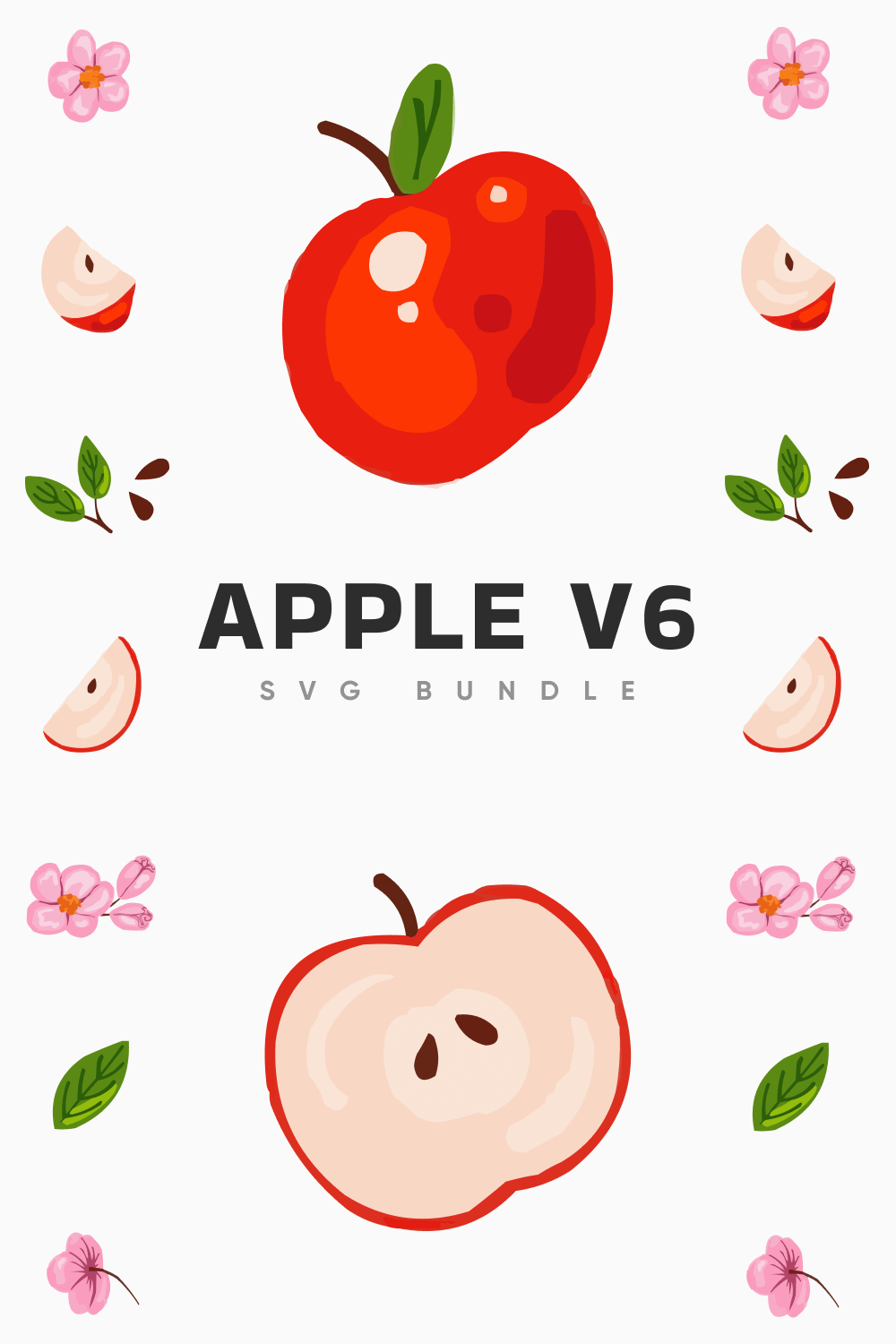Apple V6 SVG Bundle.