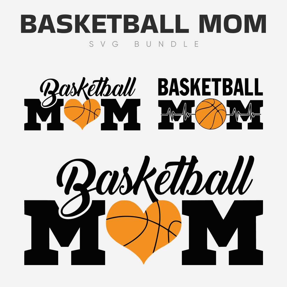 Logos basketball mom SVG bundle.