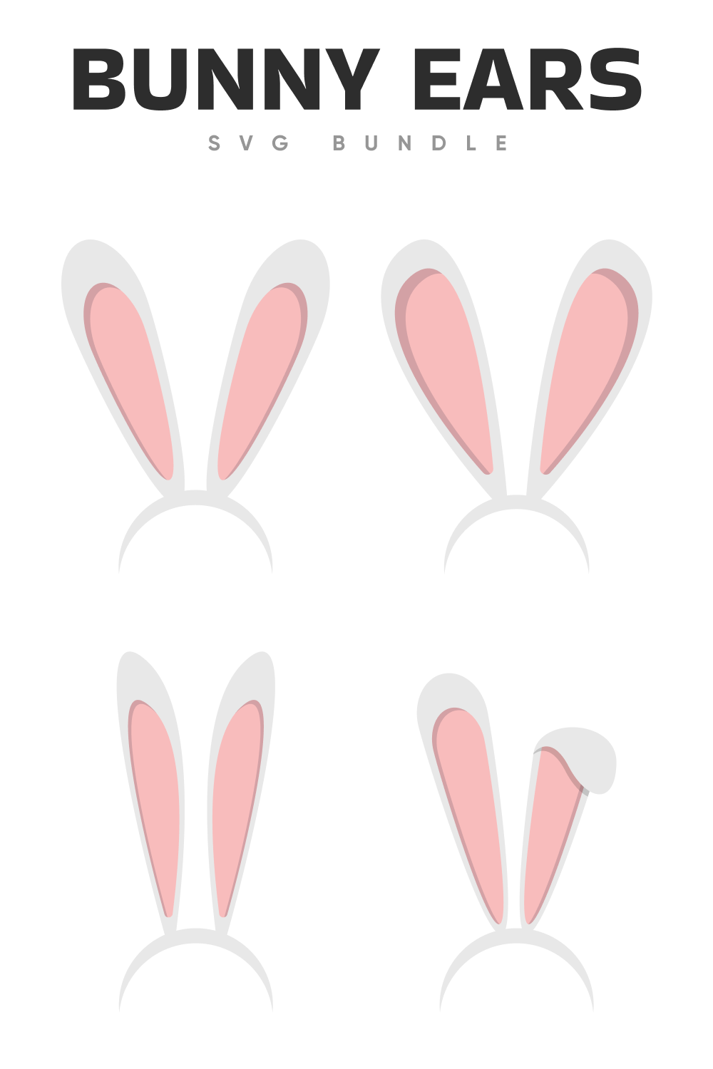 Easter Bunny Ears Headband Clip Art Vector and PNG  Bunny ears headband,  Easter bunny ears, Easter bunny ears headband