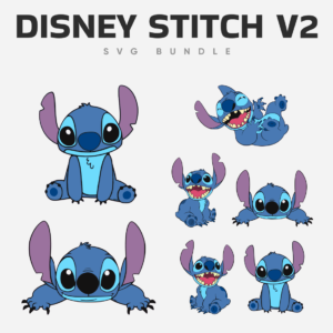 Disney stitch v2 SVG.