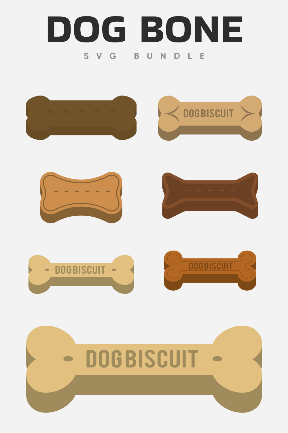 Dog bone SVG bundle.