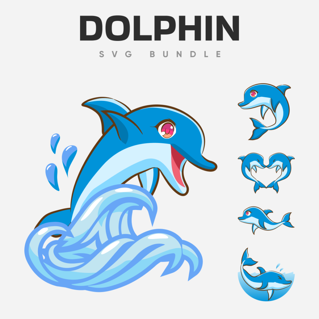 Dolphin SVG Bundle – MasterBundles