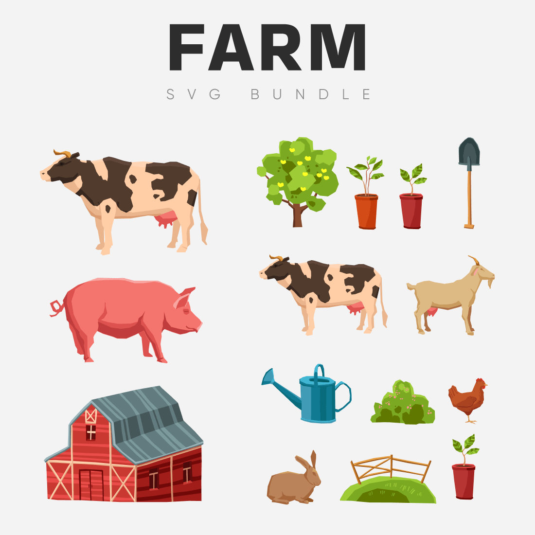 Farm SVG Bundle.