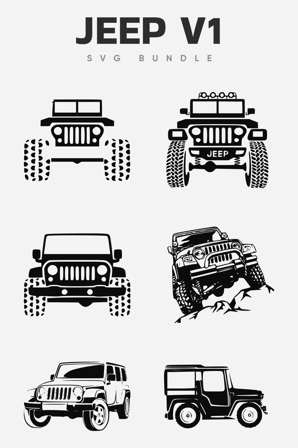 Cricut Jeep Life SVG bundle.