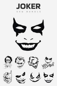 Joker SVG Bundle: 8 Files – MasterBundles