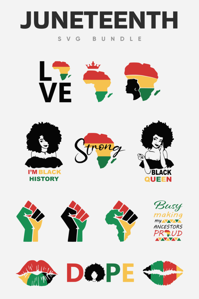 Juneteenth SVG Bundle | Master Bundles