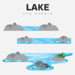 Lake SVG bundle.
